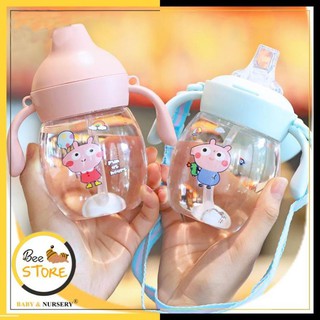 [MỞ KHO SỈ BÁN LẺ] Bình tập uống nước chống sặc an toàn cho bé, bình uống nước chống đầy hơi hình mỏ vịt dung tích 280ml