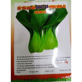 HẠT GIỐNG CẢI THÌA - GÓI 20 GRAM801