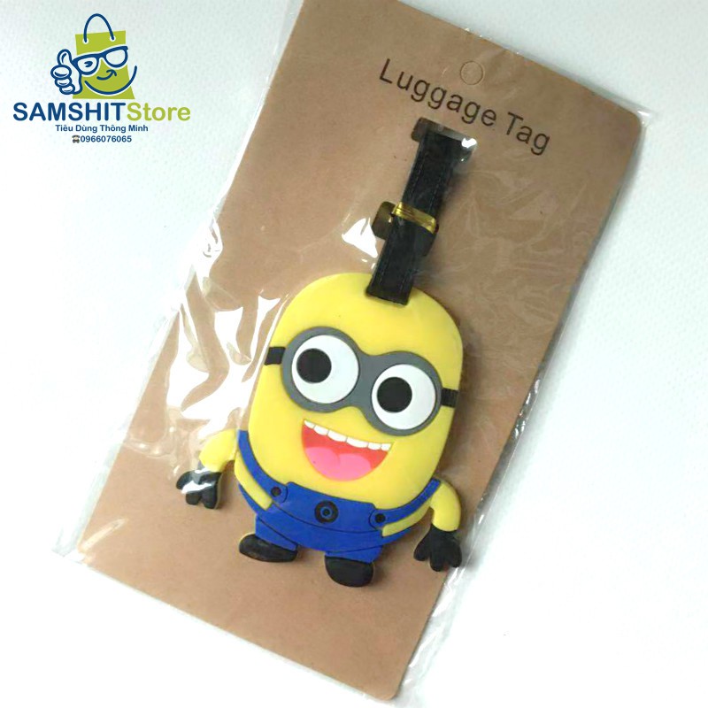 Thẻ Tên Gắn Hành Lý, Thẻ Treo Vali (Luggage Name Tag) Hoạt Hình Đáng Yêu - TRAV05