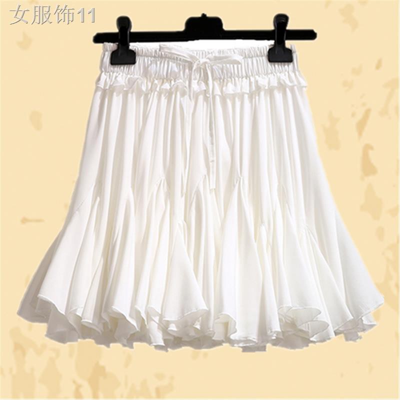 Váy nửa dài nữ xếp ly mùa xuân và hè eo cao một đường phồng trong siêu ngắnQ.A.Z.X.S.W.E.F.V.B.G.T.Y.H.N.M.J.U.I.