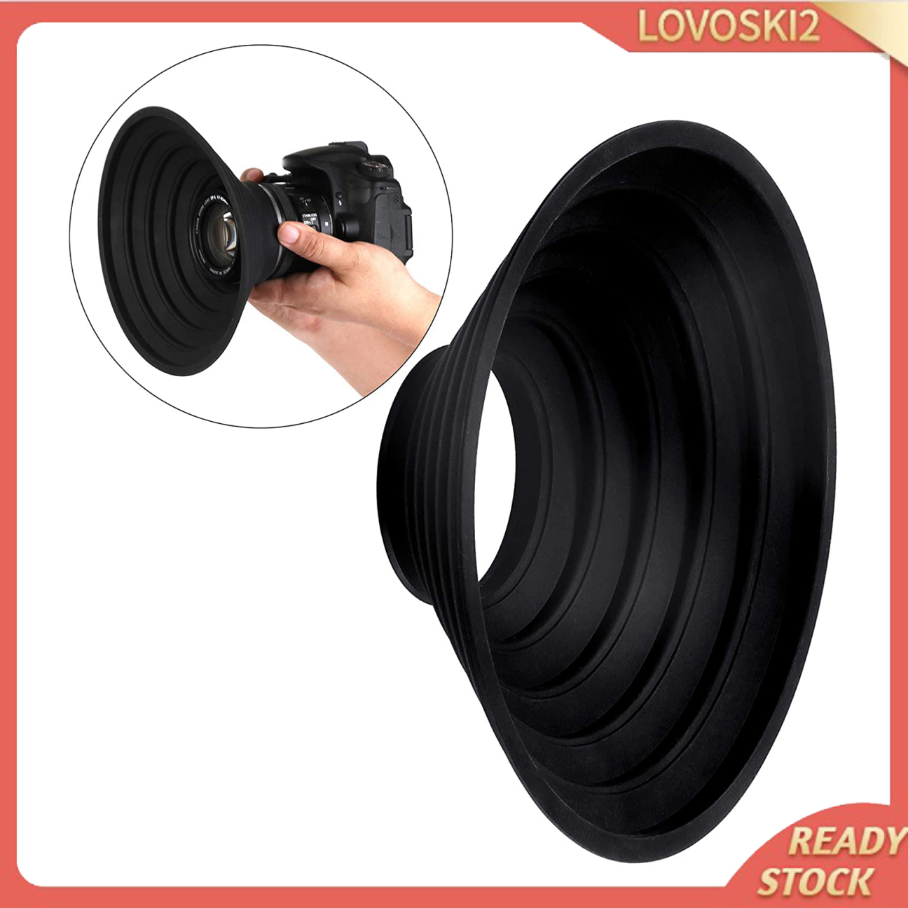 [LOVOSKI2]Camera Lens Hoods Sun Shade Shield Lens Protetor Lens Hoods