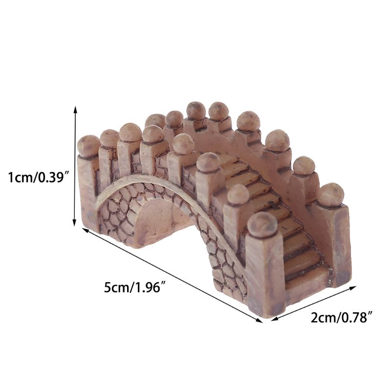 Mô Hình Cây Cầu Mini Trang Trí Tiểu Cảnh