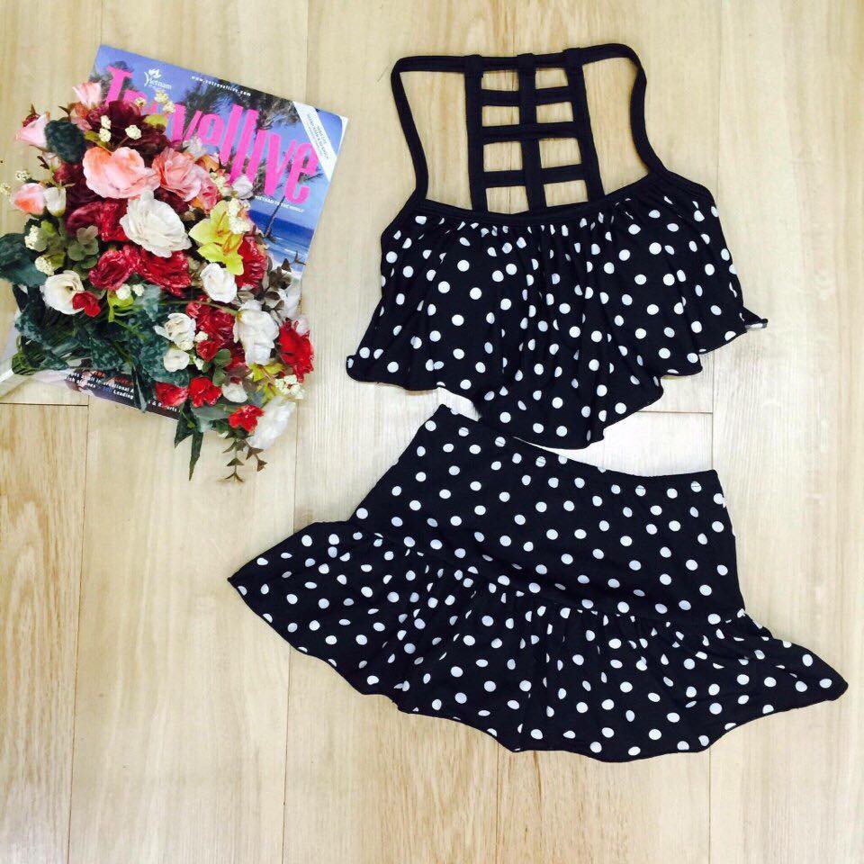 ĐỒ BƠI NỮ Bikini 2 mảnh áo đan ô vuông lưng ( Có 3 màu) mới nhất | BigBuy360 - bigbuy360.vn