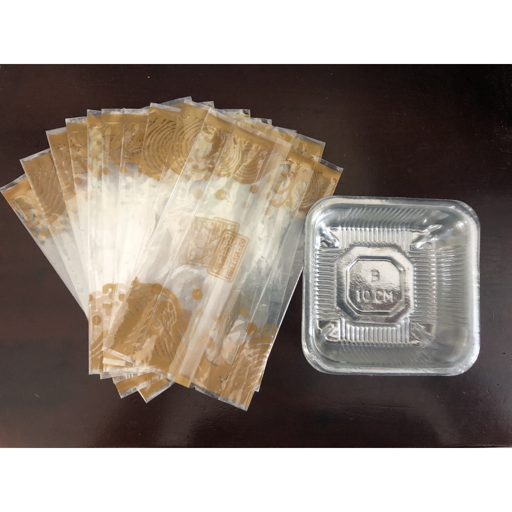 Sét 10 khay túi 10*10*4cm các mẫu