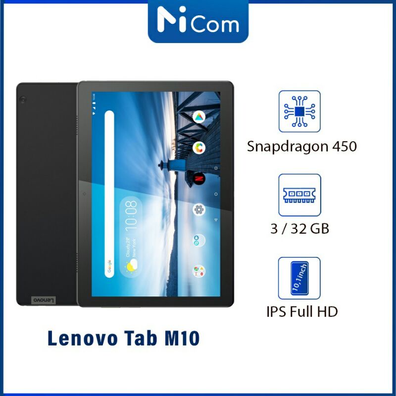 MÁY TÍNH BẢNG LENOVO Tab M10 |SNAP 450| 4G LTE | 3/32GB