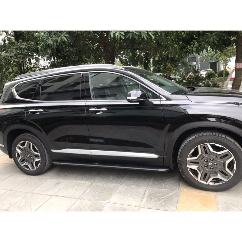 Bậc lên xuống, bệ bước chân ô tô cho Huyndai Santafe 2019 - 2023 +