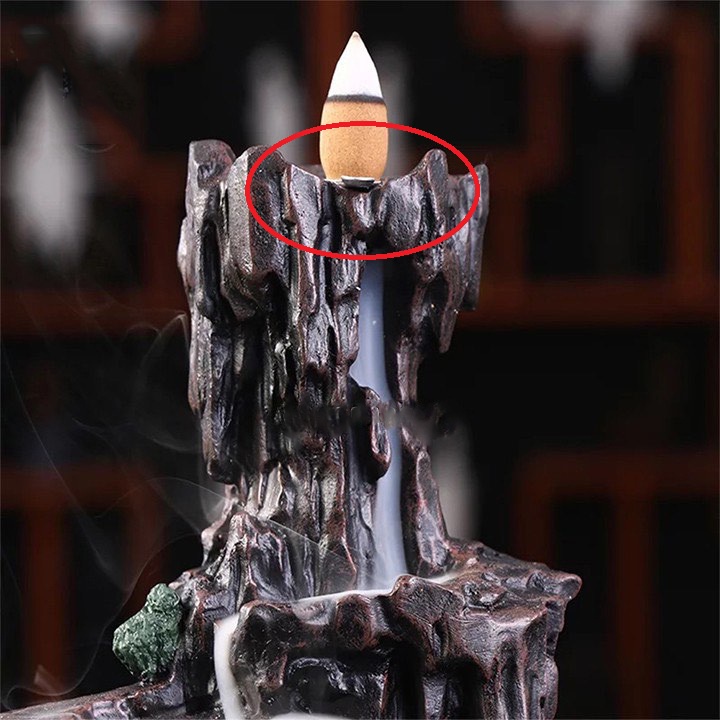 Đế dẹt tròn đặt nụ trầm hương phụ kiện cho thác khói - Đế CN03