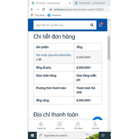 Tảo xoắn Nhật Spirulina 2200 viên CSV