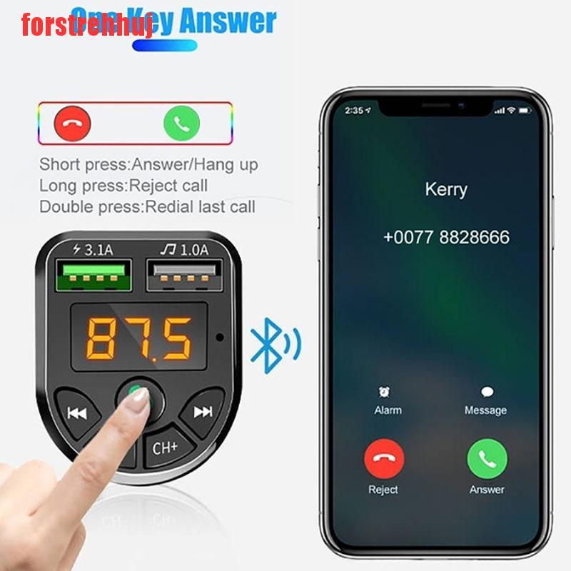 Bộ Phát Sóng Fm Bluetooth 5.0 Cho Xe Hơi