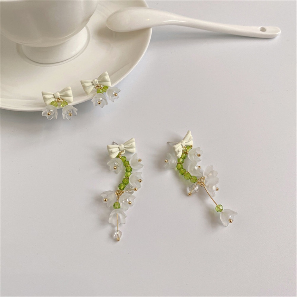 Bông Tai Hình Hoa Tulip Cỡ Nhỏ Phong Cách Retro Thời Trang Cho Nữ