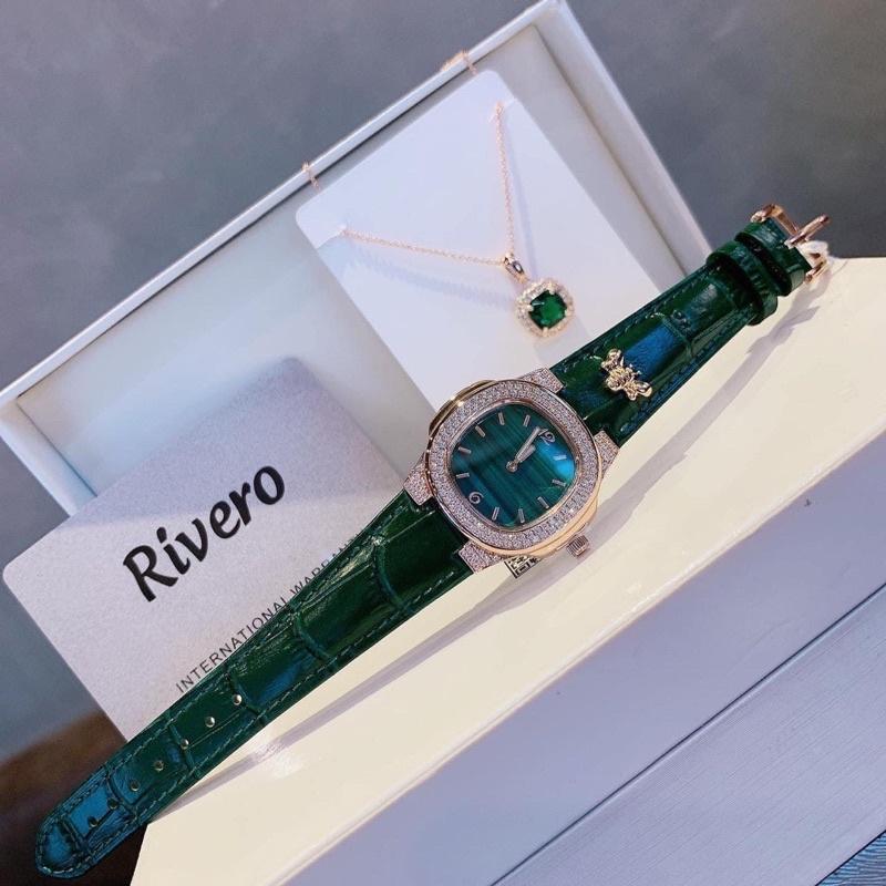 Set đồng hồ nữ Rivero chính hãng size 30mm
