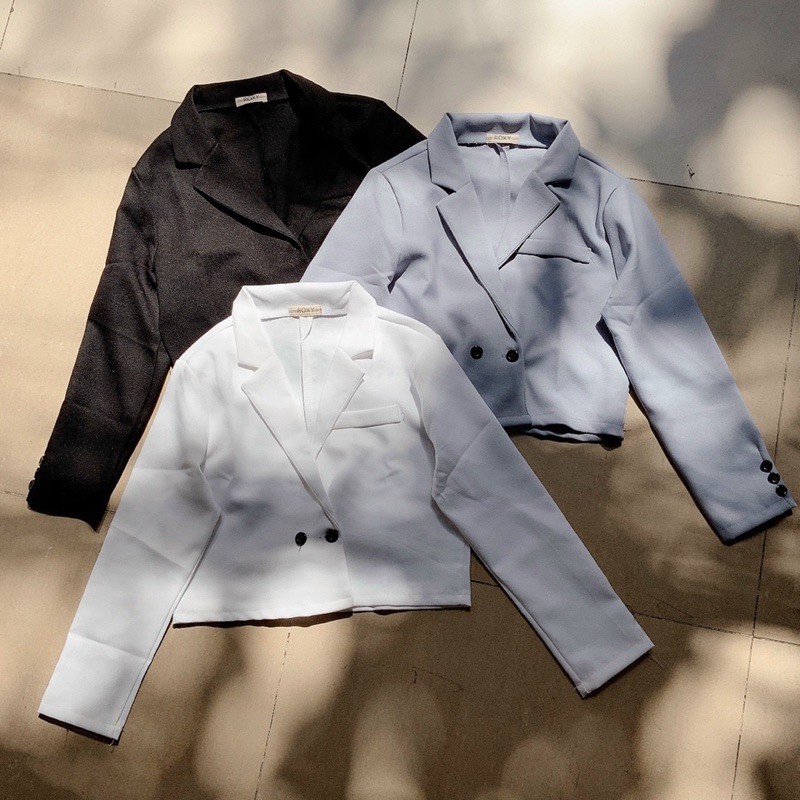 Áo khoác vest trơn from ngắn | BigBuy360 - bigbuy360.vn