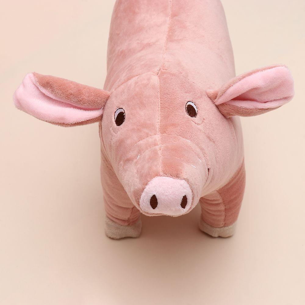 Thú Nhồi Bông Hình Con Heo Màu Cầu Vồng Siêu Mềm