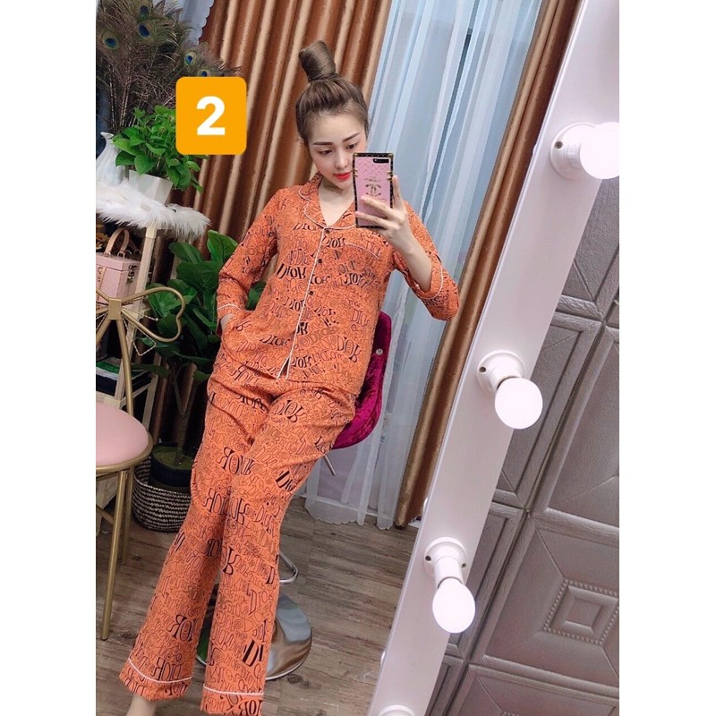 Bộ lụa quần dài- tay dài siêu mát
