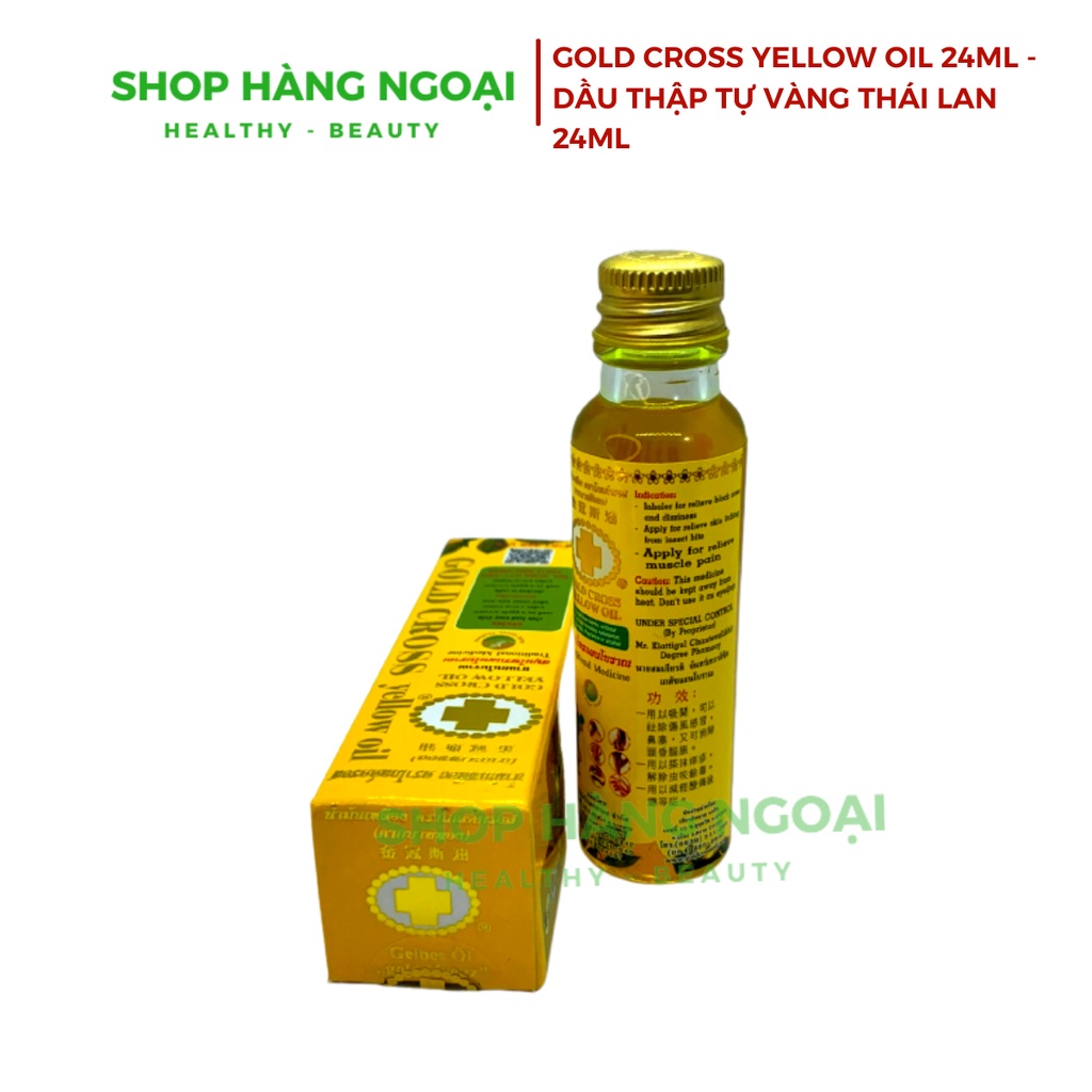 Dầu thập Tự Vàng 24ml Thái Lan
