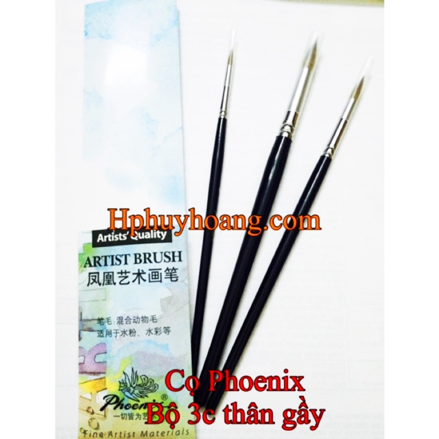 BỘ CỌ ĐẦU NHỌN PHOENIX 3 CHIẾC(Thân gầy)