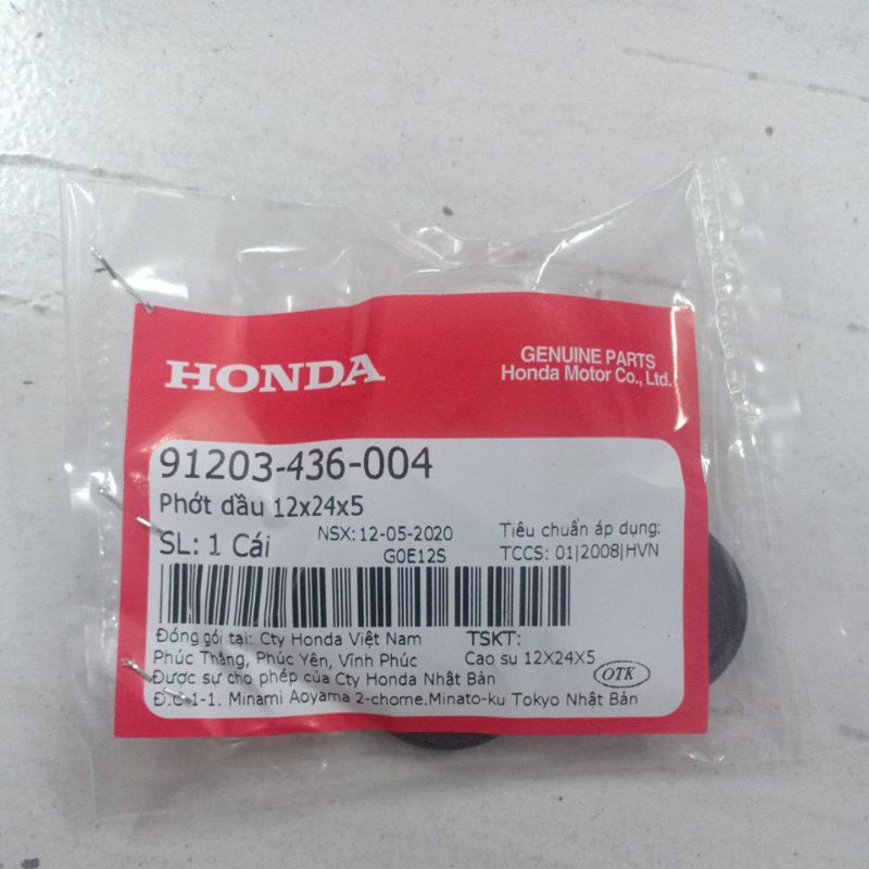 Bộ phốt nước Honda AB air blade 110 Lead 110 Click 110 SCR Chính hãng