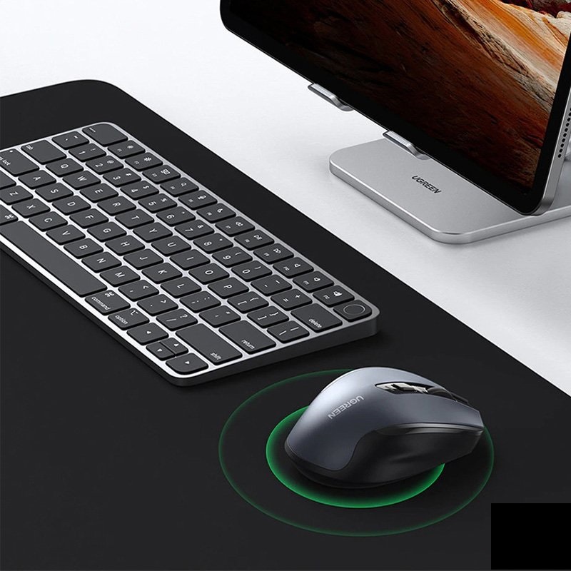 Chuột Không dây 2.4G - 4000 DPI CLICK Im Lặng -6 Nút Bấm Chuột Êm UGREEN 90545 CAO CẤP - Hàng chính hãng