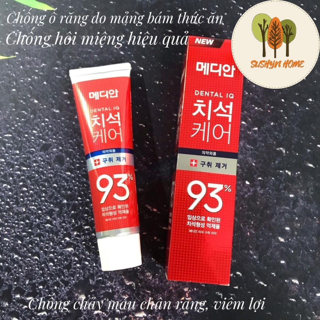 Kem Đánh Răng MEDIAN DENTAL IQ 93% 120g💝FREE SHIP💝Nội Địa Hàn💝Làm Trắng, Giảm Ê Buốt, Ngăn Ngừa Sâu Răng Hiệu Quả | BigBuy360 - bigbuy360.vn