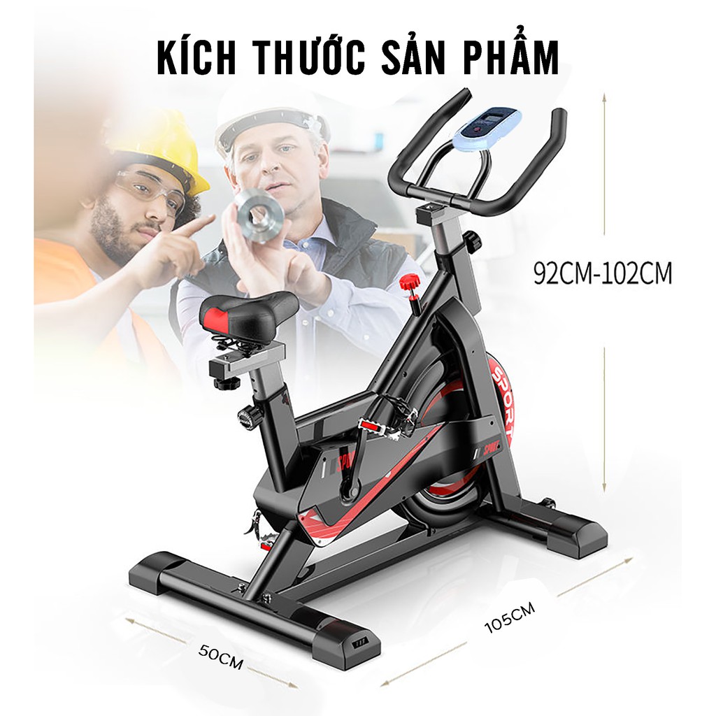 XE ĐẠP TẬP GYM TỔNG HƠP - ĐA NĂNG JOBUR SPINBIKE GH-707- TẶNG KÈM TAI NGHE