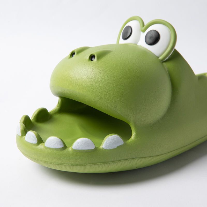 Dép Đi Biển Hình Khủng Long Mắt To Dễ Thương Cho Nữ