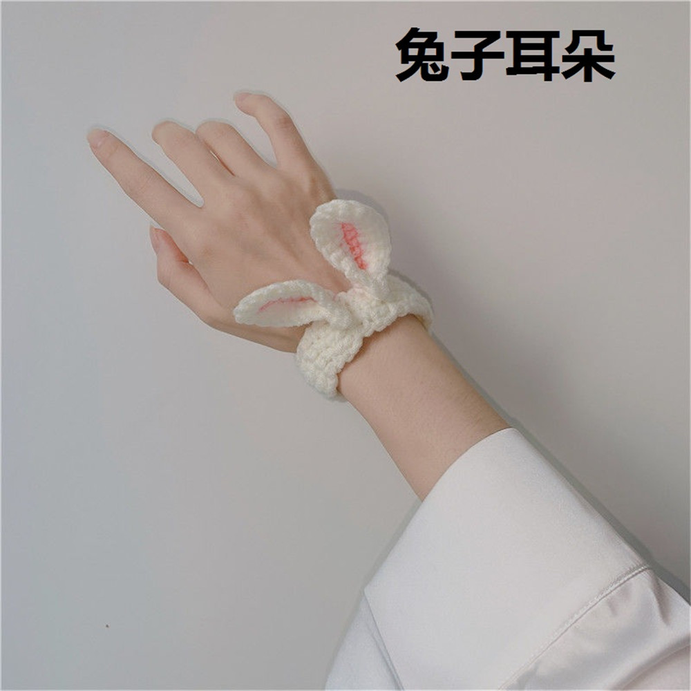【Xjing1】Vòng Tay Dệt Kim Hình Tai Thỏ/Gấu/Ếch Đáng Yêu Sáng Tạo Cho Cặp Đôi | BigBuy360 - bigbuy360.vn