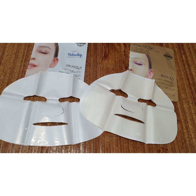 Mặt Nạ  Vàn.g 24k , Mặt Nạ Thủy Tinh Bioaqua Giúp Cung Cấp Dưỡng Chất Cho Da