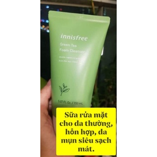 Sữa rửa mặt trà xanh Innisfree 150ml