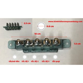 Công tắc máy hút mùi ( hút khói ) 3 tốc độ quạt 10 cm
