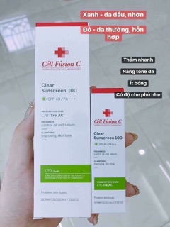 Kem chống nắng Cell fusion C