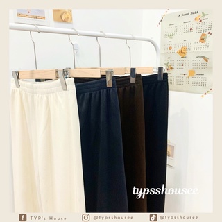 Quần jogger nữ ống xuông vải nhung gân nổi