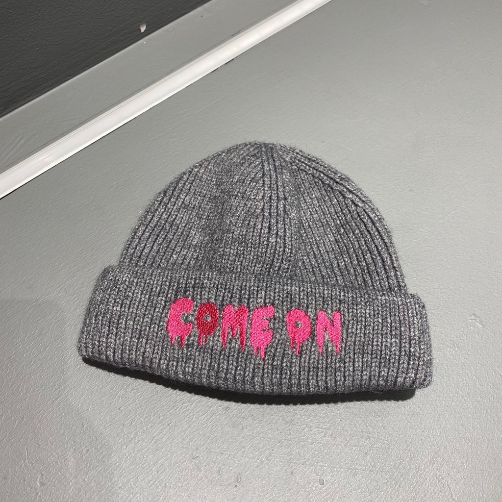 Nón Len Dệt Kim Tròn Che Mặt Giữ Ấm Tai Phù Hợp Cho Mùa Thu/Đông