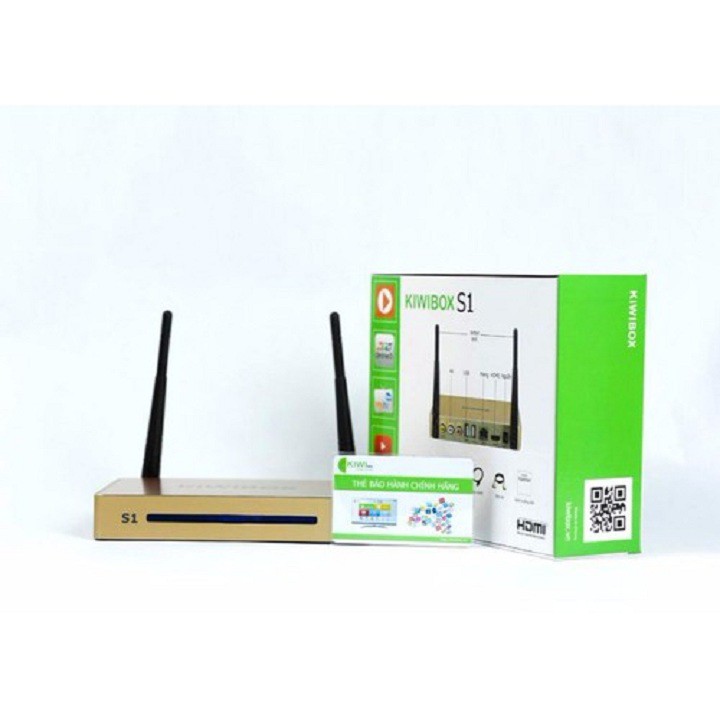 Đầu Thu Androi TV Box Kiwi S1 + Chuột V181 - Đầu Androi TV Box