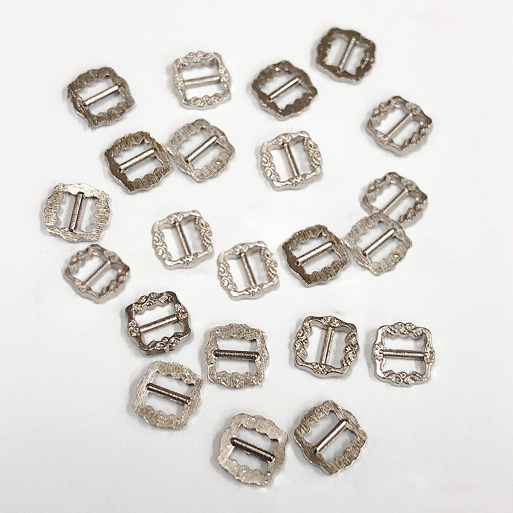 Set 20 / 40 Khóa Thắt Lưng 6x6mm Cho Búp Bê