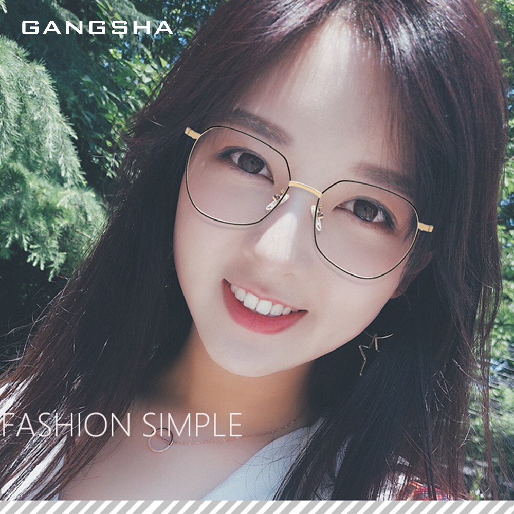 Fashion accessories KATELUO 8001 unisex irregular anti-blue light glasses