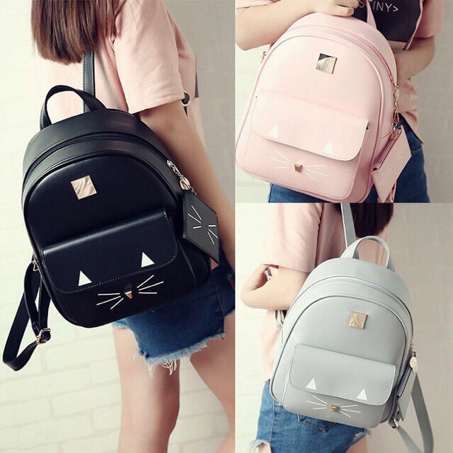 Balo Thời Trang Da Mini Vừa Sách Cực Cute