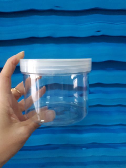 Hũ đựng 500gr nắp trắng 20k