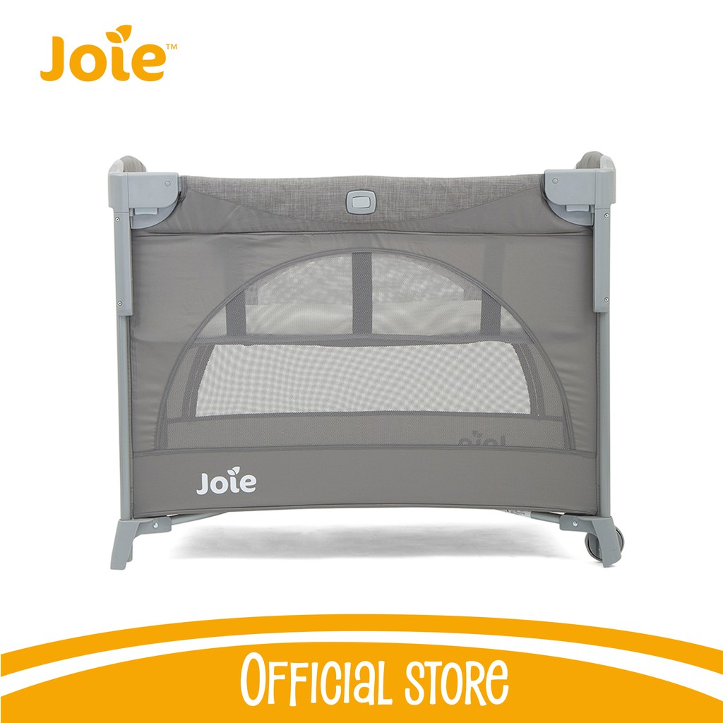 Giường cũi trẻ em Joie Kubbie Sleep Foggy Gray