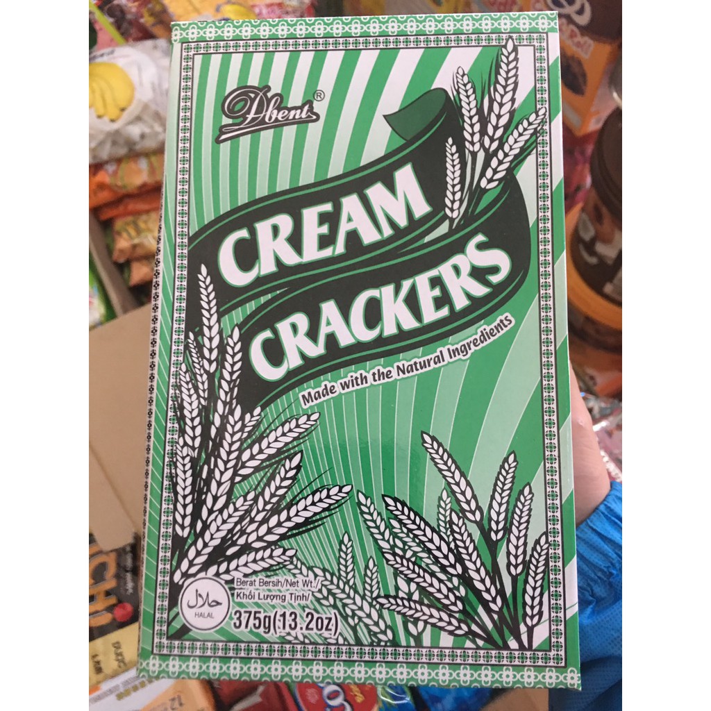 BÁNH LÚA LẠT DBENT CREAM CRACKERS HỘP 375G
