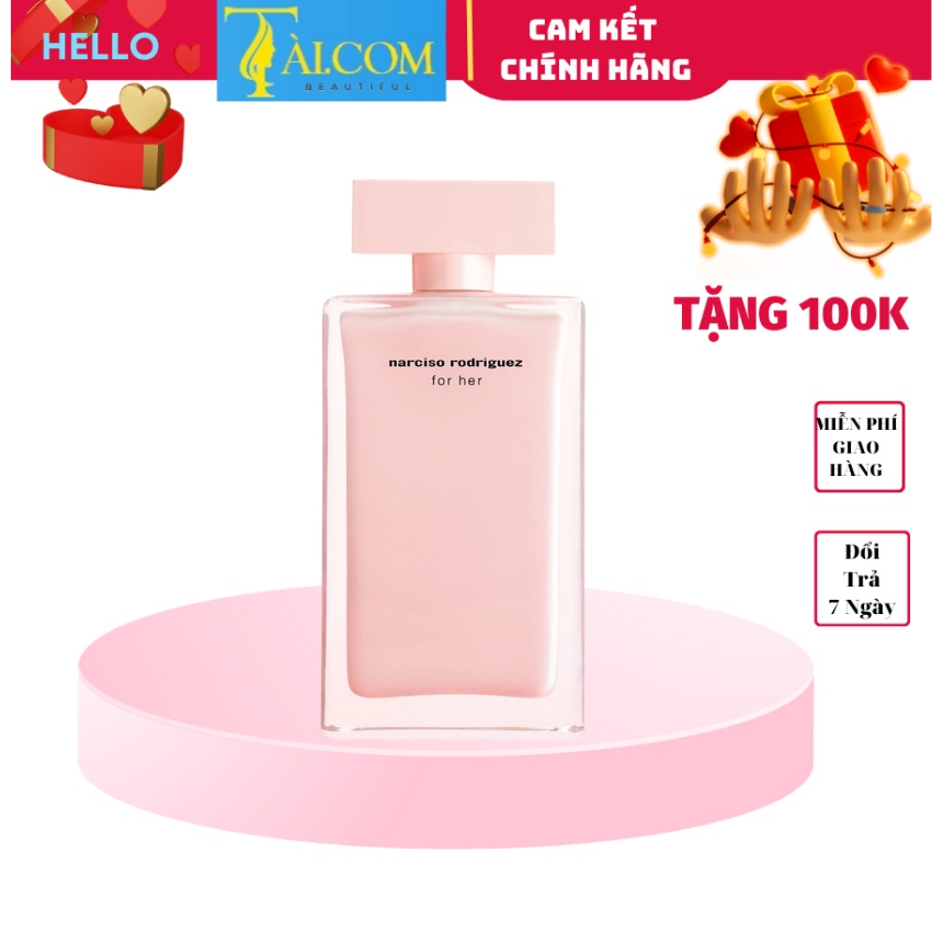 Nước Hoa Vial Chính Hãng  1ml Narciso Rodriguez for Her mùi dịu nhẽ nữ tính .