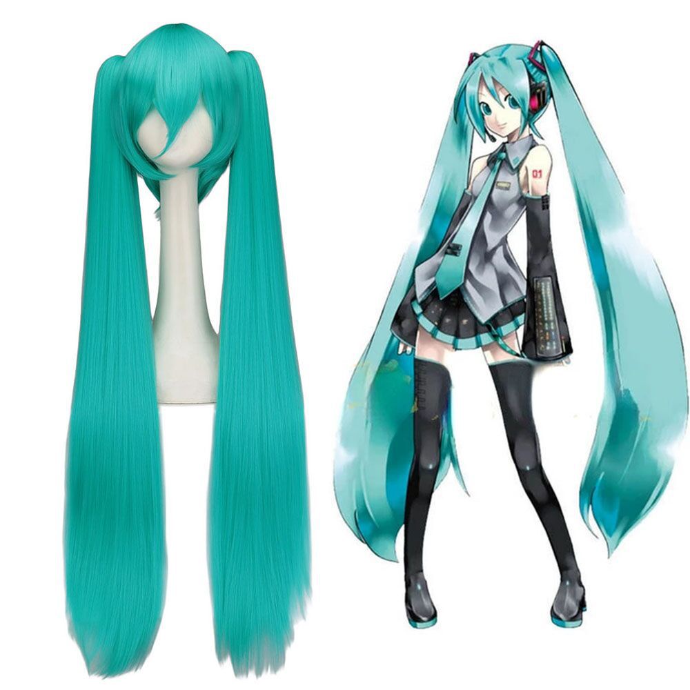 Tóc Giả Hóa Trang Nhân Vật Hatsune Miku Thời Trang