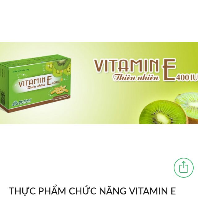 Viên uống đẹp da chống lão hóa vitamin E hộp 30 viên