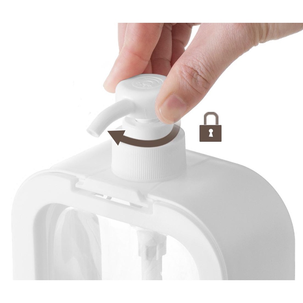 Chai Rỗng Đựng Xà Phòng Rửa Tay Dạng Ấn Tiện Lợi