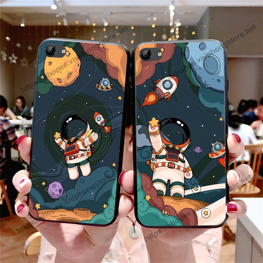 Ốp lưng Vivo V5 / V5 Plus / Y67 / Y66 vũ trụ phi hành gia cực hot siêu cute-rẻ-bền