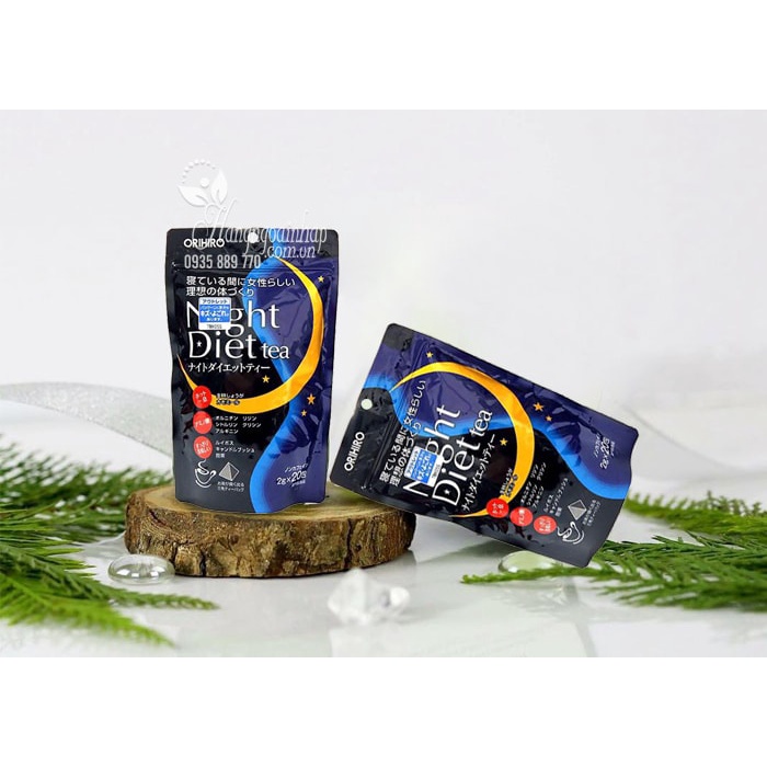 Orihiro Night Diet Tea - Trà Giảm Cân Đẹp Da Dáng