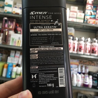Dầu Gội X-Men For Boss Intense 180g