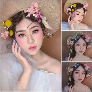 Hoa Khô Handmade Mix Tổng Hợp Decor Trang Trí Nguyên Liệu Làm Nến, Sáp Quà Tặng