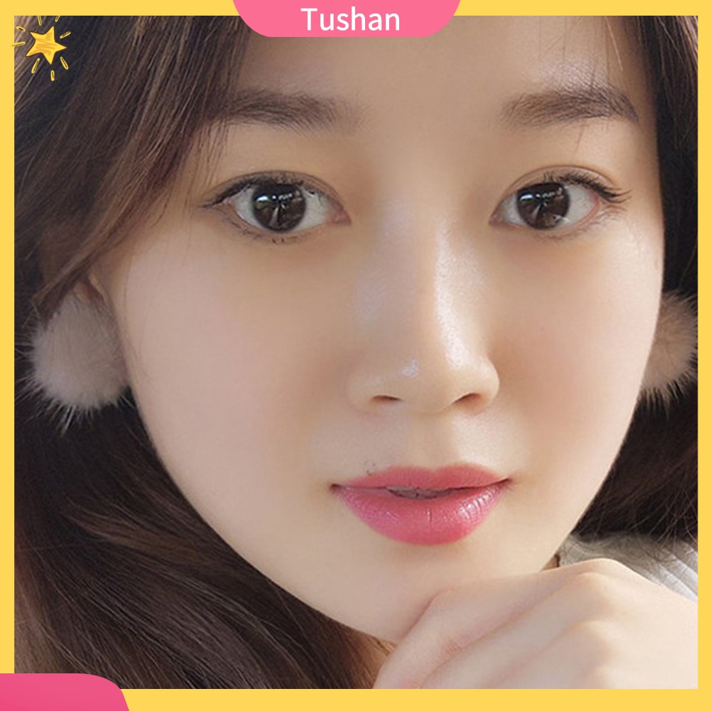 Đôi khuyên tai gắn trang trí quả cầu lông xù dễ thương dành cho nữ