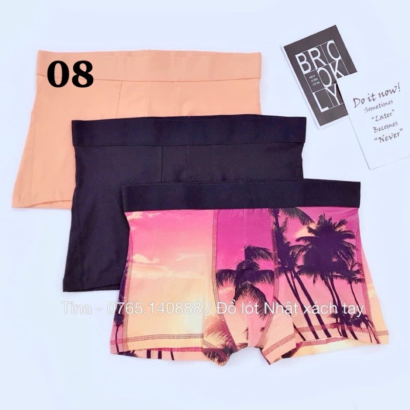 Quần sịp nam set 3 cái Hm, nội địa Nhật