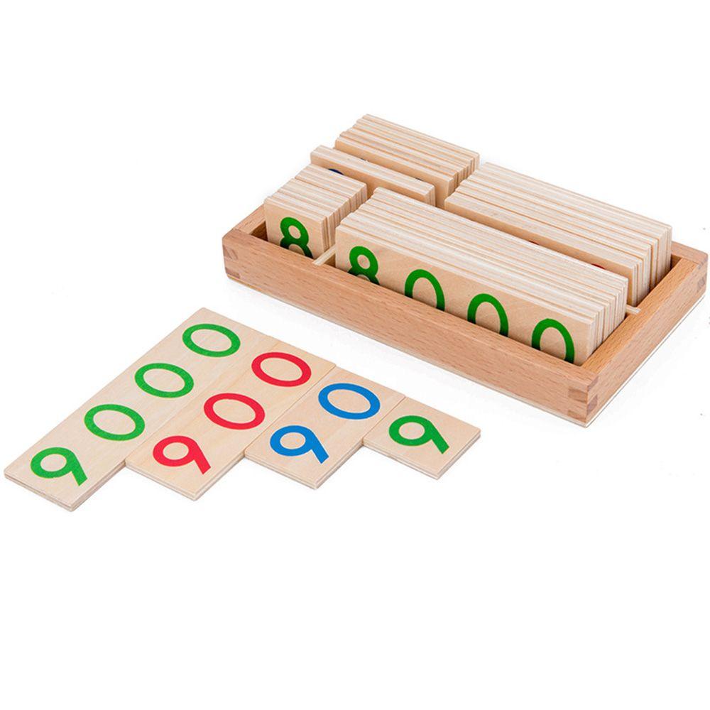 Bộ Dụng Cụ Học Toán Bằng Gỗ Từ 1-9000 Dành Cho Trẻ Em